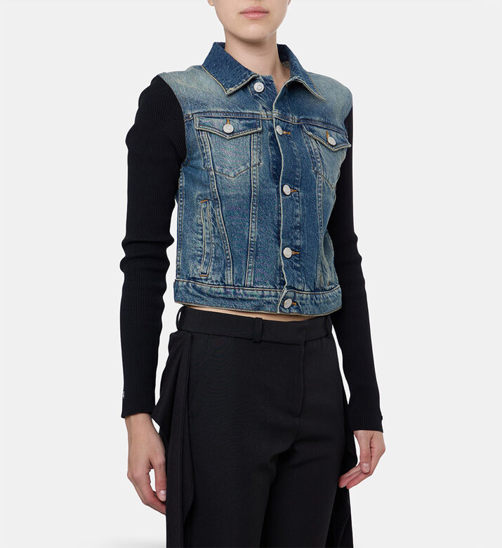 Coperni Denim Button Closure Jacket, Model View
