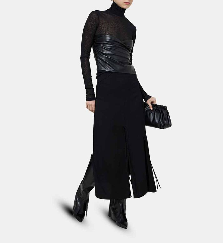 Joey Crepe Twill Skirt