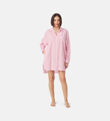 Chest Pocket Button-down Sleepshirt