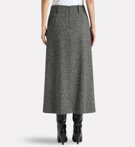 Luisa Spagnoli Falar Textured A-line Midi Skirt, Model View