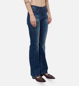 The Kooples Wide-leg Denim Pants, Model View