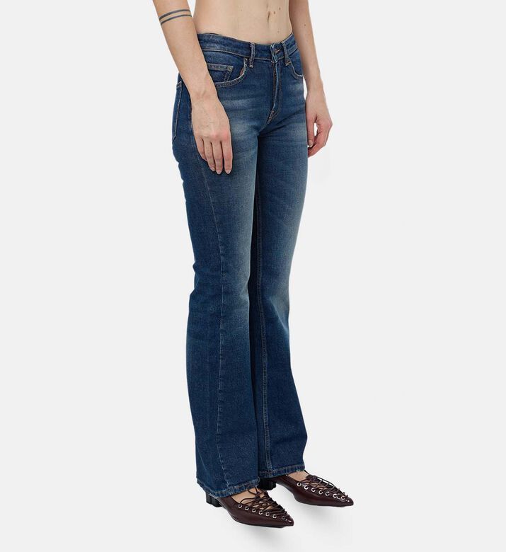 The Kooples Wide-leg Denim Pants, Model View