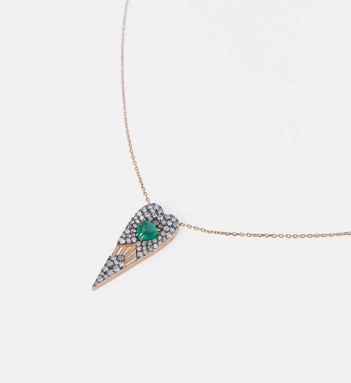 Multicolor Icy Diamond Necklace