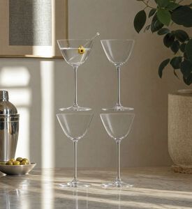 Lsa Borough Martini Glass 195ml Clear X 4, Model View
