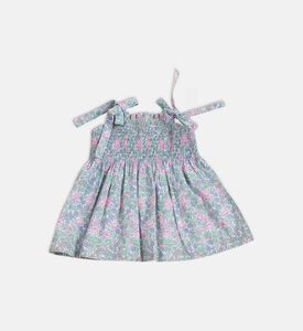 فستان بلا أكمام بطبعة أزهار