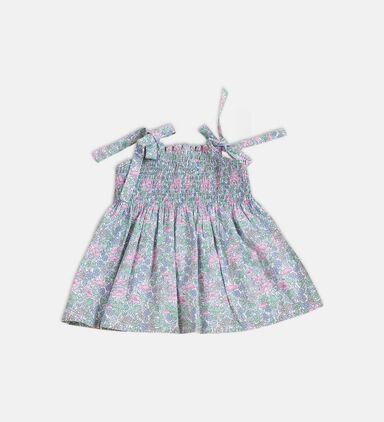 Floral-print Sleeveless Dress