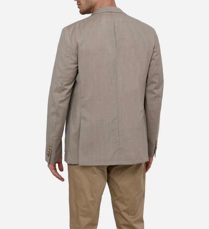 Wool Cashmere Notch Lapel Jacket