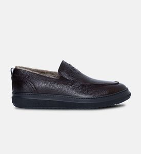 Leather Slip-on Sneakers