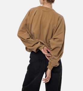 Isabel Marant Sauria Pleated Front Washed Sweatshirt, Model View Isabel Marant Sauria Pleated Front Washed Sweatshirt, Model View