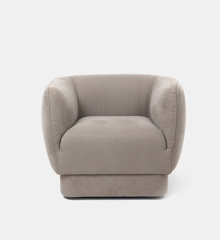 Vilmers Moon Metal Leg Swivel Arm Chair, Packshot View