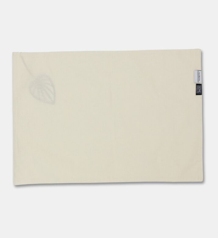 Home Deco and More Leaf Embroidered Table Mat, Packshot View