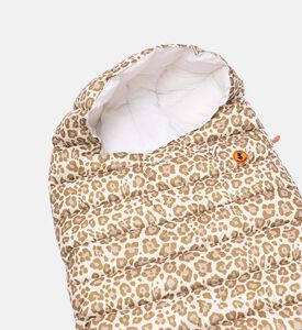 Save the Duck Leopard-print Sleeping Bag, Brown, 3-6m, Packshot View