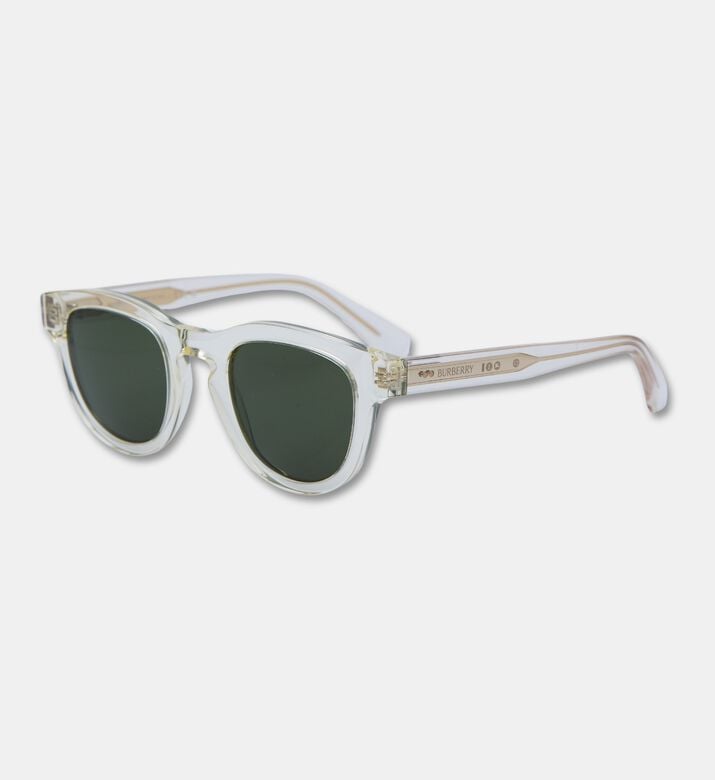 Burberry Phantos-shaped Transparent Frame Sunglasses, Packshot View