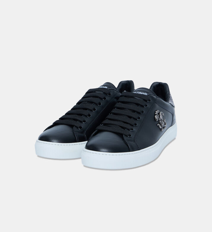 Rc Monogram Snakeskin Low-top Sneakers
