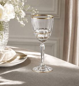 Cristal de Paris Jose Gold Stem Glass 6-piece Set, Model View
