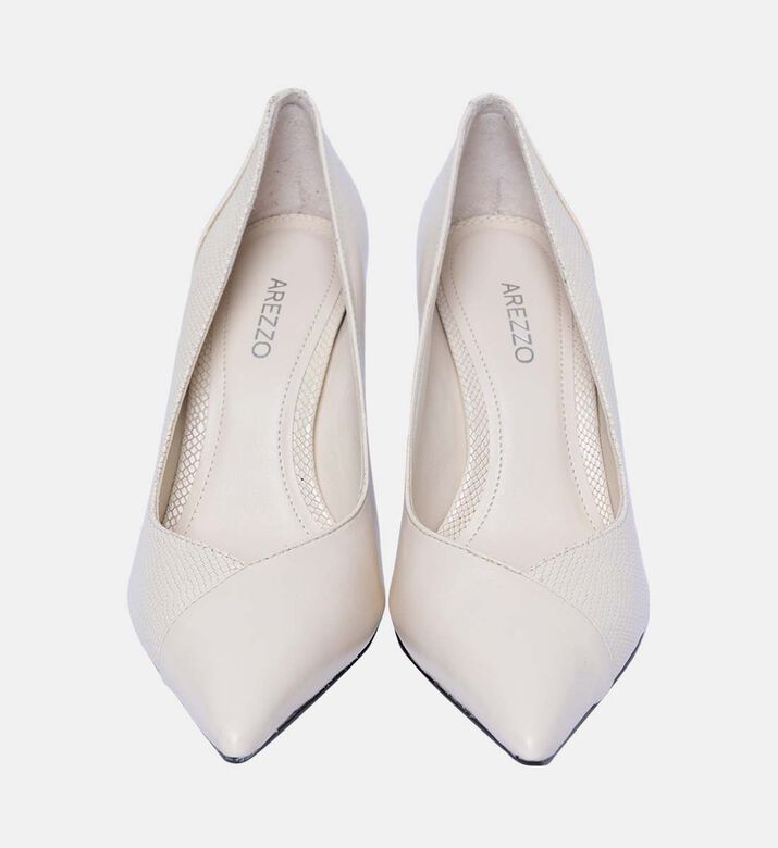 High Heel Eco Snake Leather Shoes