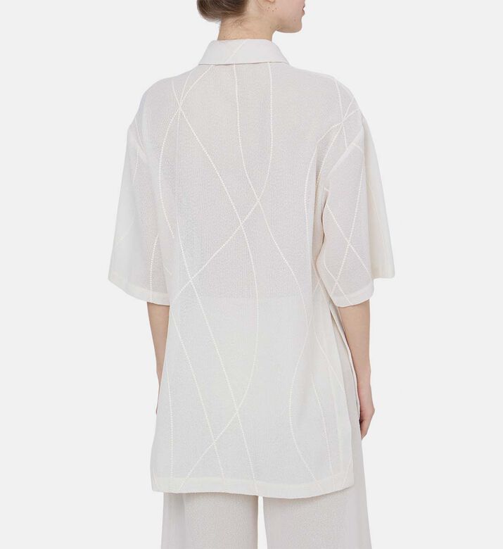 Embroidered Short-sleeve Shirt