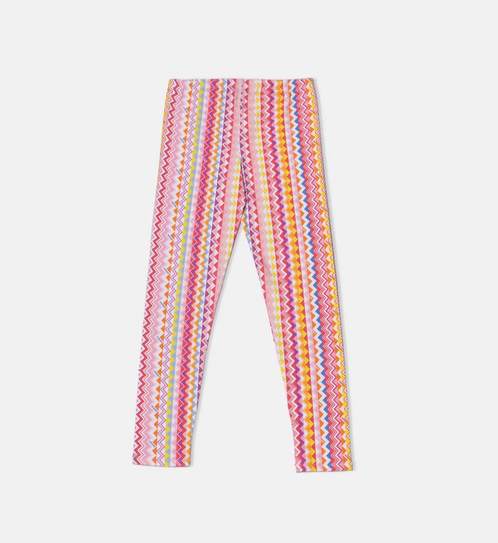 Colorful Zigzag Leggings