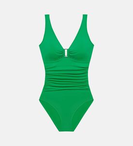 بدلة سباحة قطعة واحدة بحلقة أمامية