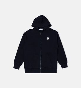 Logo Print Zip-up Hoodie