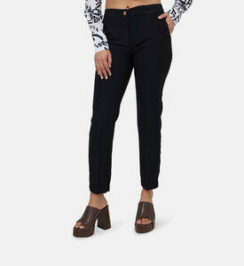 Logoed Band Cigarette Trousers