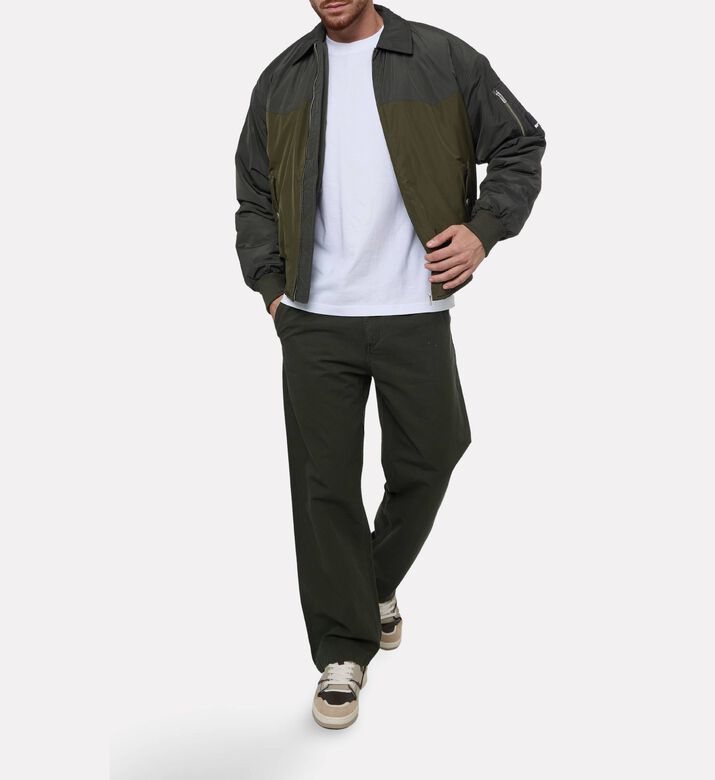 Karl Lagerfeld Silicone Logo-patch Short-sleeve T-shirt, White, S, Model View