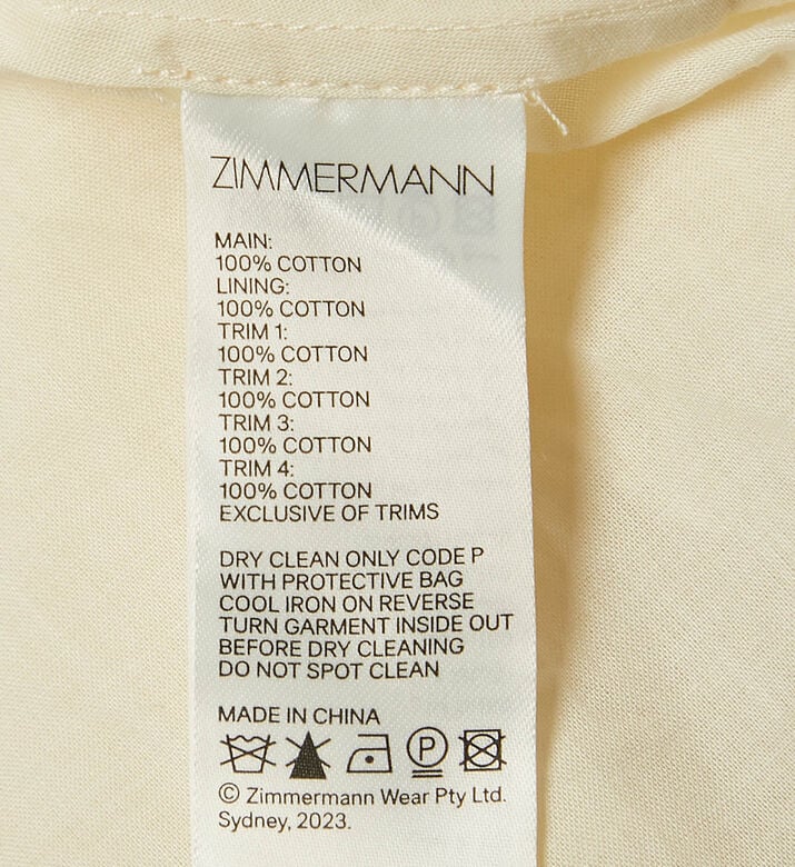 Zimmerman Lace Halliday Mini Dress, Packshot View Zimmerman Lace Halliday Mini Dress, Packshot View