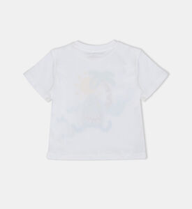 تيشيرت بطبعة قرش بقطن عضوي