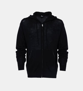 كارديغان بغطاء رأس صوف