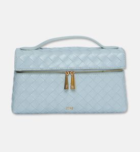 JW PEI Thea Weave Texture Top Handle Bag, Blue, Packshot View