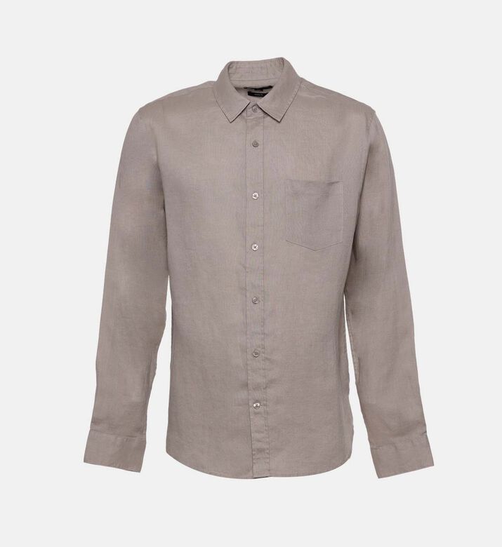 قميص كلاسيكي بأكمام طويلة