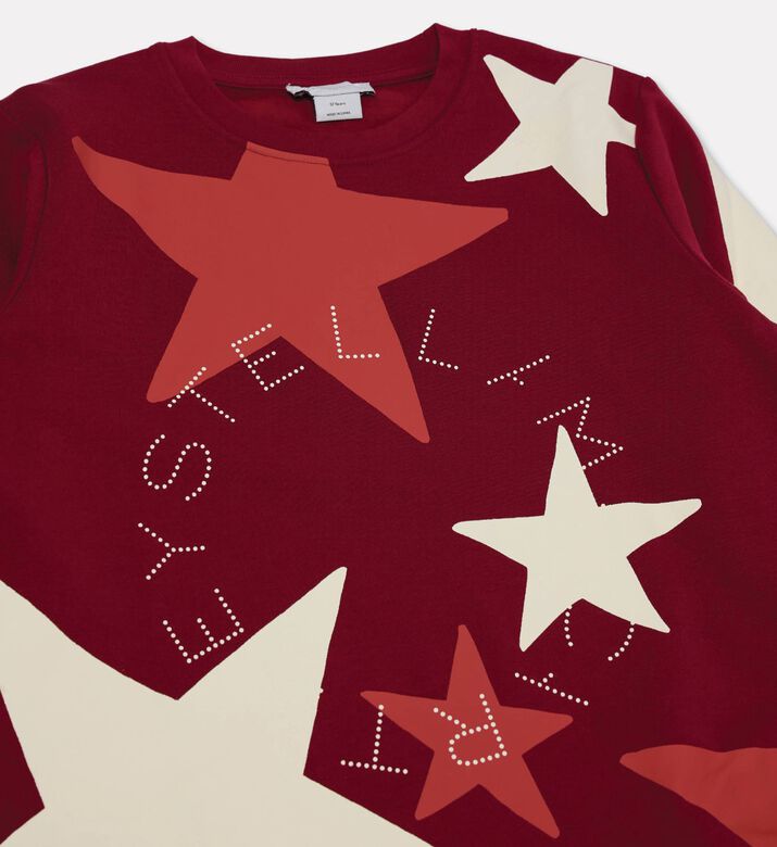 Stella McCartney Star-print Cotton Sweatshirt, Packshot View