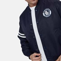 Embroidered Badge Water-repellent Bomber Jacket