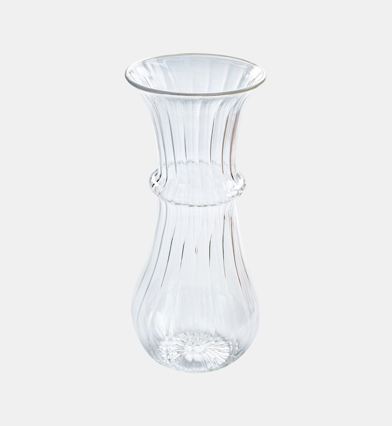 French Summer Textured Glass Vase