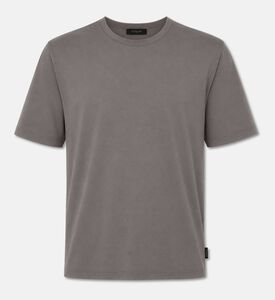 Slowear Silk-cotton Crewneck T-shirt, Grey, 56, Packshot View