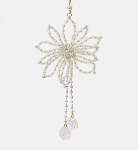 زخرفة بلاستيكية على شكل زهرة اللؤلؤ