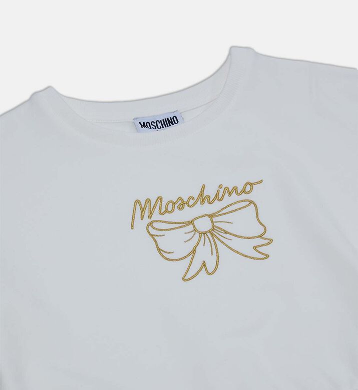Moschino BKT Golden Bow-embroidery Sweatshirt, Packshot View Moschino BKT Golden Bow-embroidery Sweatshirt, Packshot View