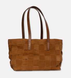 Dragon Diffusion Japan Handwoven Leather Tote Bag, Gold, Packshot View