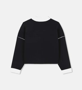 Knit Reversible Round Neck Sweater