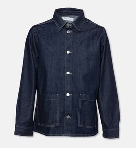 Samsoe Button Closure Long-sleeve Denim Jacket, Packshot View