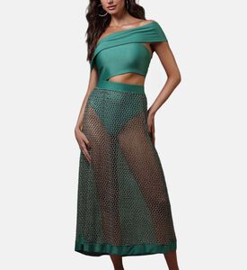 Salvia Mesh Cover-up Skirt Salvia Mesh Cover-up Skirt