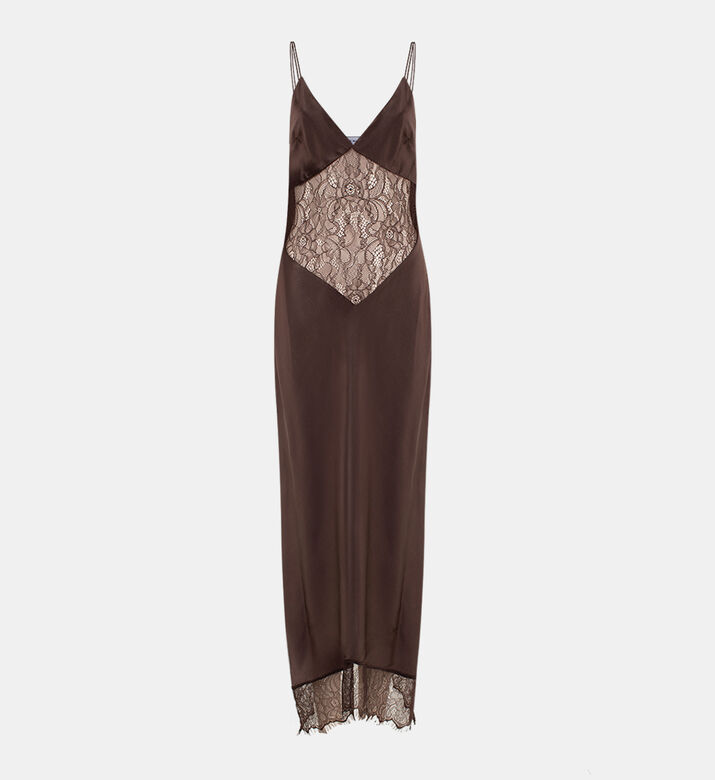 Drew Semi-sheer Lace Dress