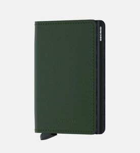 Matte Leather Slim Wallet