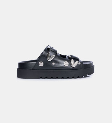 Metal-embellishment Sandals