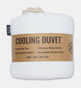 Home Deco and More Zina Cooling Duvet, White, 160x200-cm, Packshot View
