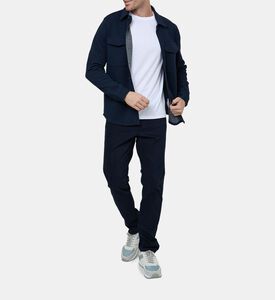 Cotton Flap Pockets Shirt Jacket