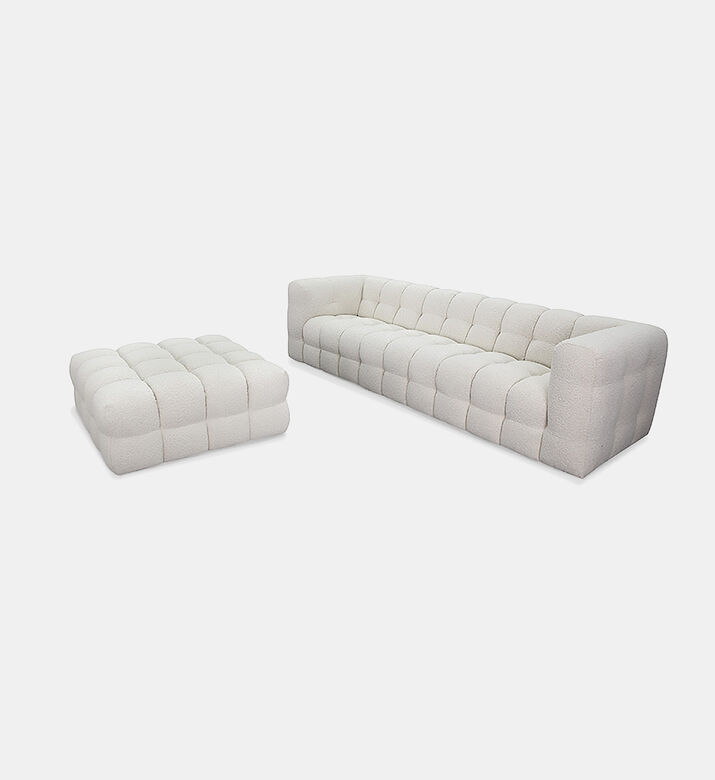 Home Deco and More Copenhagen 3-seater Sofa Ottoman, Packshot View Home Deco and More Copenhagen 3-seater Sofa Ottoman, Packshot View