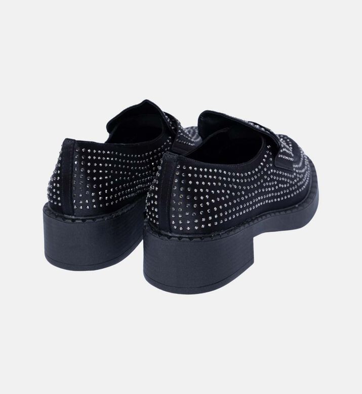 Rhinestone Round Toe Moccasin