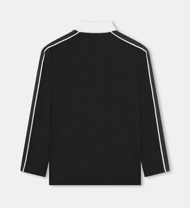 بولو بأكمام طويلة مخطط جاكار