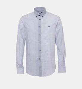 Patchwork-style Cotton Shirt